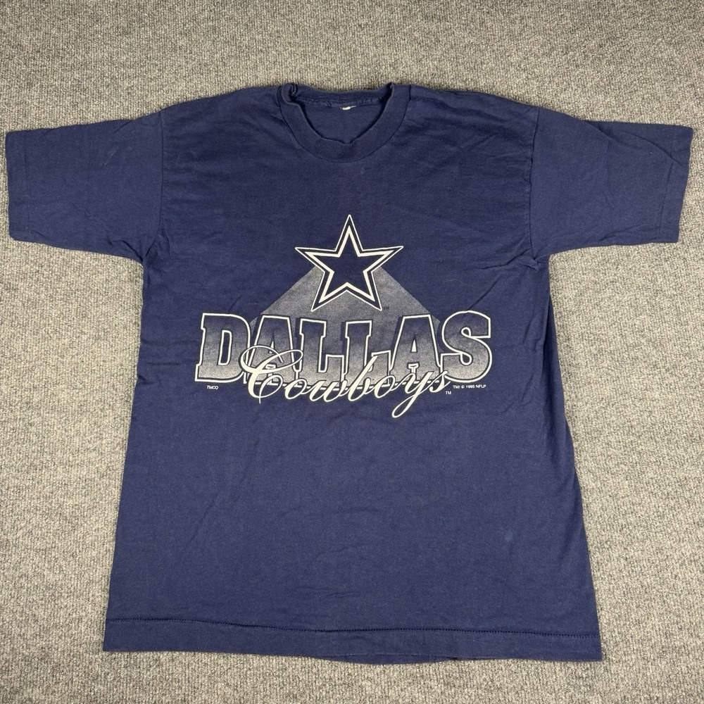 Dallas Cowboys 1995 Vintage‎ NFL T-Shirt Men's Large Authentic USA Single Stitch